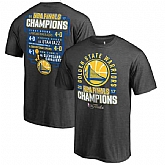 Men's Golden State Warriors 2017 NBA Champions T-Shirt Gray FengYun,baseball caps,new era cap wholesale,wholesale hats